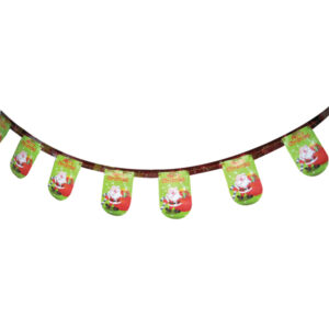 Σετ 12 γιρλάντες Merry Christmas 290cm