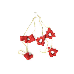 Χριστουγεννιάτικη γιρλάντα μποτάκια & ελατάκια