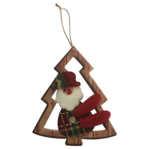 Χριστουγεννιάτικο ξύλινο κρεμαστό δέντρο