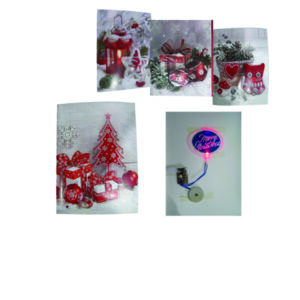 Κάρτα Χριστουγεννιάτικη με φως και ήχο
