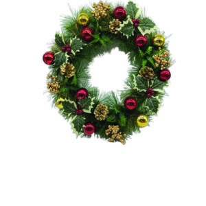 Χριστουγεννιάτικο στεφάνι Φ 40 εκ