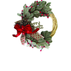 Χριστουγεννιάτικο στεφάνι Φ 38 εκ