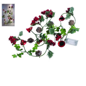 Διακοσμητική γιρλάντα με λαμπάκια 190cm