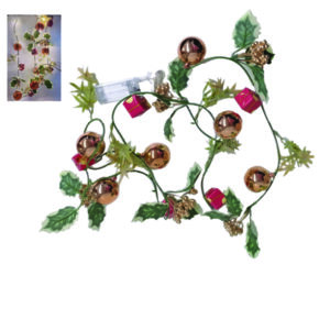 Διακοσμητική γιρλάντα με λαμπάκια 190cm