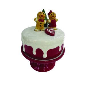 Πιατέλα στρογγυλή με πόδι και καπάκι