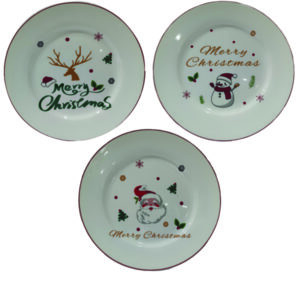 Πιάτο φρούτου πορσελάνινο φ 20,5cm