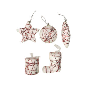 Χριστουγεννιάτικο κρεμαστό διακοσμητικό 8cm