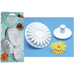 Σετ 3 πρεσαριστά κουπ πατ ζαχαρόπαστας – Σχέδιο μαργαρίτα