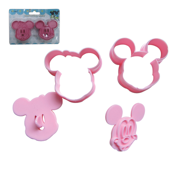 Σετ 2 πρεσαριστά κουπ πατ ζαχαρόπαστας Minnie & Mickie