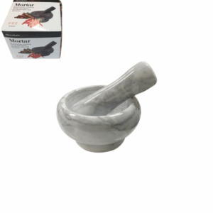 Μαρμάρινο γουδί 8x8 cm με γουδοχέρι