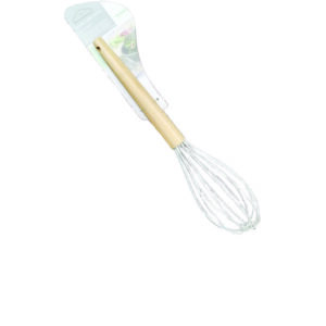 Αυγοδάρτης σιλικόνης με ξύλινη λαβή 30cm