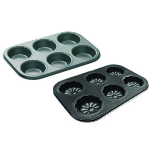 Φόρμα ζαχαροπλαστικής 6 θέσεων 26 x 18 cm