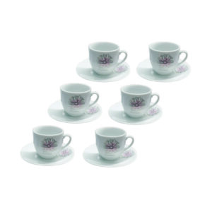 Σετ 6 φλυτζάνια με πιατάκια