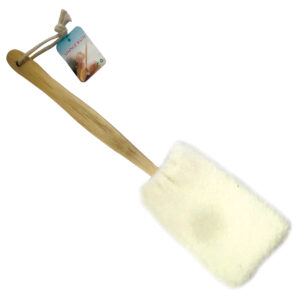 Σφουγγάρι μπάνιου με ξύλινη λαβή