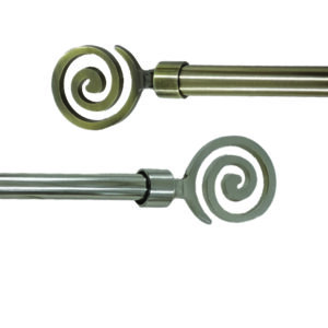 Μεταλλικό επεκτεινόμενο κουρτινόξυλο 120-210cm