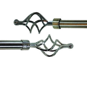 Μεταλλικό επεκτεινόμενο κουρτινόξυλο 120-210cm