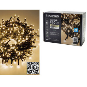 180 λαμπάκια led θερμό λευκό 7,2m