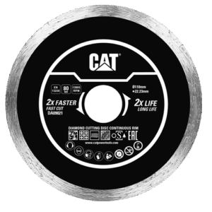 CAT Δίσκος κοπής διαμαντέ Continuous 110x22,23x1.6mm DA09021