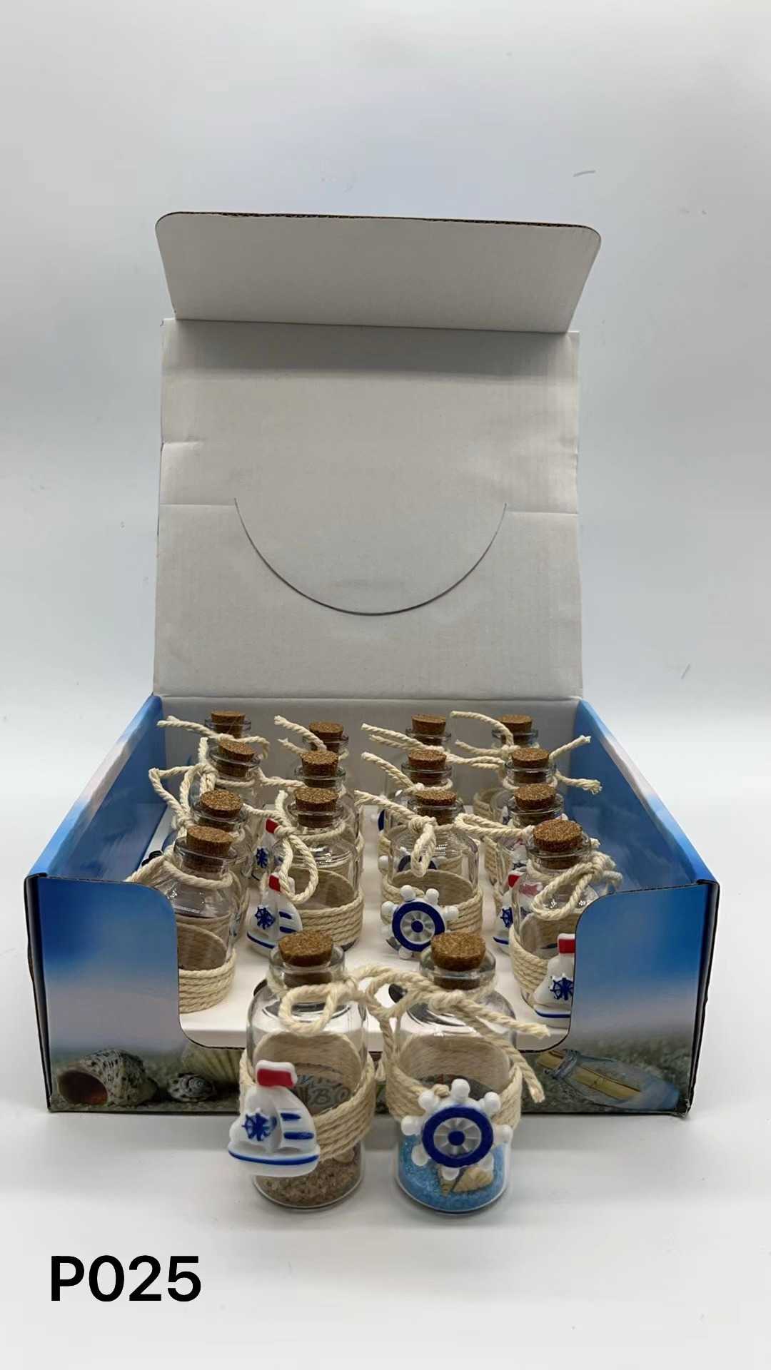 Διακοσμητικό Souvenir - Μπουκαλάκι με κοχύλια - 16pcs - 251728 - Image 2