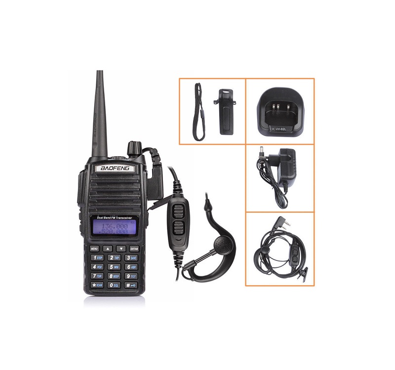 Φορητός πομποδέκτης - UHF/VHF - 5W - UV82 - Baofeng - 463082 - Image 5