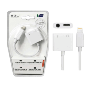 Αντάπτορας για iOs 2in1 - Lightning σε έξοδο Jack & φόρτισης - T57 - 096087