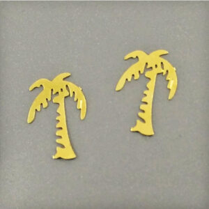 Σετ 50 μικρά μεταλλικά διακοσμητικά νυχιών - φοίνικες