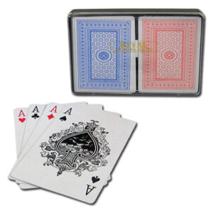 Σετ 2 τράπουλες από ιλουστρασιόν χαρτί