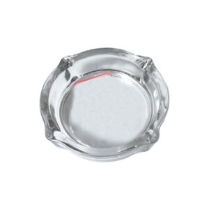 Στρογγυλό γυάλινο τασάκι