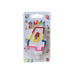 Κερί γενεθλίων αριθμός 4