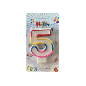 Κερί γενεθλίων αριθμός 5