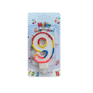 Κερί γενεθλίων αριθμός 9