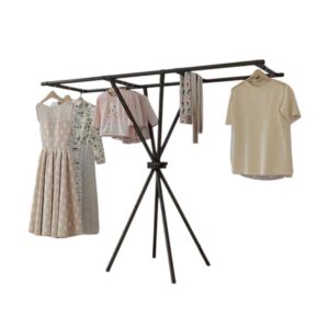 Κρεμάστρα δαπέδου & απλώστρα ρούχων - YH9912B  - 114302 - Black