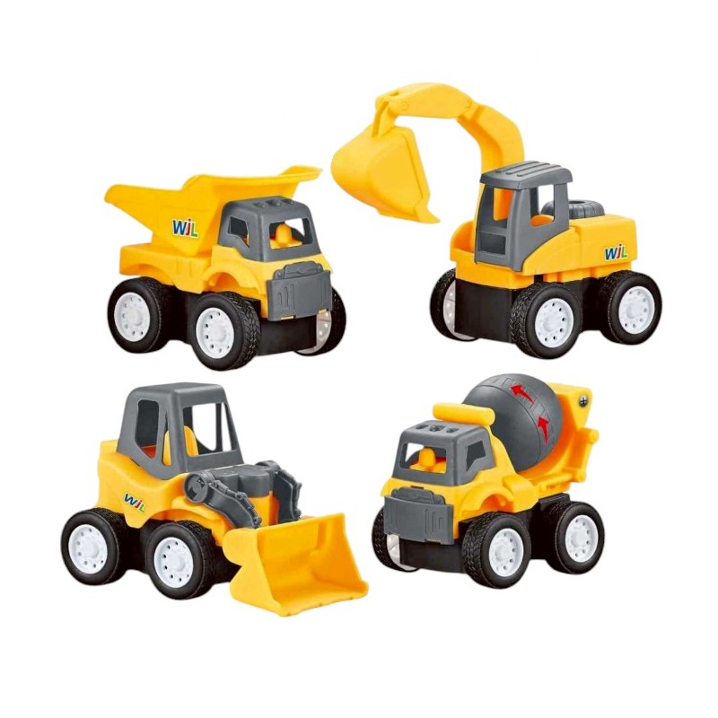 Σετ οχημάτων εργασίας - 4pcs - 952 - 117132