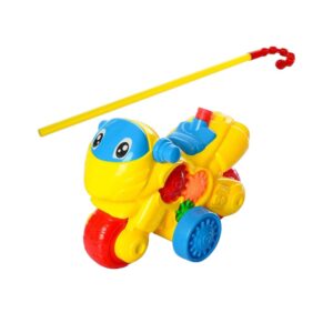 Συρόμενο παιχνίδι Μοτοσυκλέτα - 0377 - 117280 - Yellow