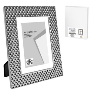 Κορνίζα Επάργυρη Καρό Πλέξη 15x20cm Homie 322072