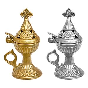 Θυμιατό Λιβανιστήρι Εκκλησιαστικό Μεταλλικό 15x6,5cm Homie 32404