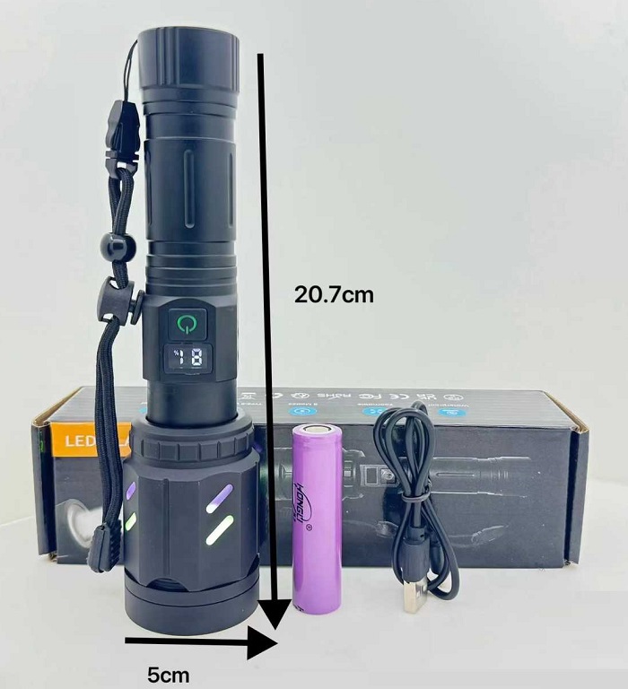 Επαναφορτιζόμενος φακός LED - L88 - 123576 - Image 2