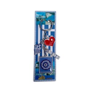 Τουριστικό μπρελόκ Souvenir - Σετ 12pcs - Greece - 127257