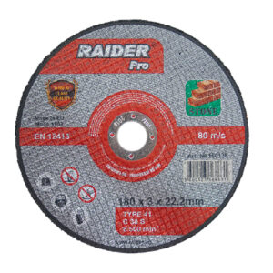 RAIDER Τροχός κοπής πέτρας Pro 115*3*22.2mm 160134