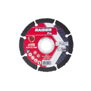 RAIDER Τροχός κοπής carbide 115x1,4mm 160153