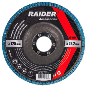 RAIDER Δίσκος φυλλαράκι Φ125 G80 164133
