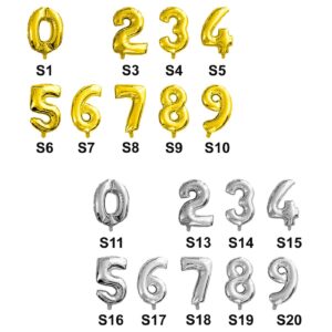 Μπαλόνι Μεταλλιζέ Αριθμός Γενεθλίων Αριθμός=102cm (40'') Homie 3776