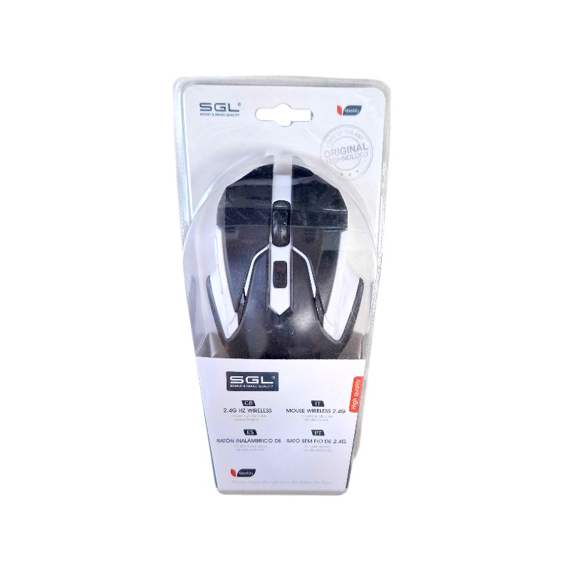 Ασύρματο ποντίκι - K015 - 177319 - White/Black