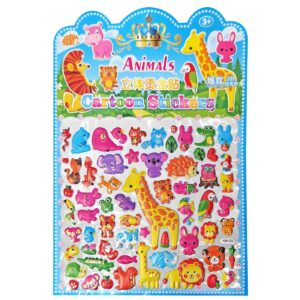 Στίκερ 3d Ζωάκια Καρτέλα Μεγάλη Καρ=33x23cm JustNote 381977