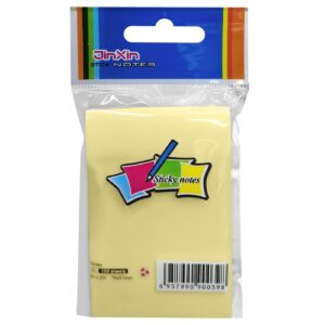 Χαρτάκια Αυτοκόλλητα Κίτρινα πακ=100φ 7,6x5cm JustNote 38454