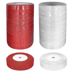 Κορδέλα Οργάντζα Λεπτή 45mx1,2cm JustNote 39194