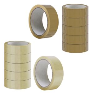 Ταινία Συσκευασίας 38mm Καφέ-Διάφανη 38mmx66m JustNote 3975