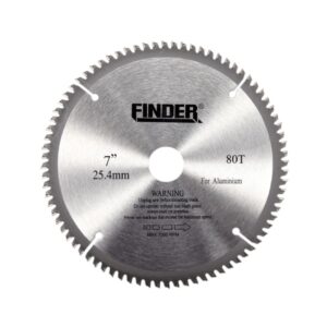 Δίσκος κοπής αλουμινίου - TCT - 7" - Φ80 - 80T - Finder - 196003