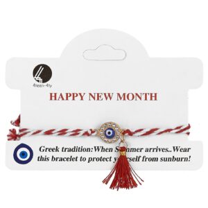 Βραχιόλι Μάρτης με Μάτι Στρας  4teen4ty 401142