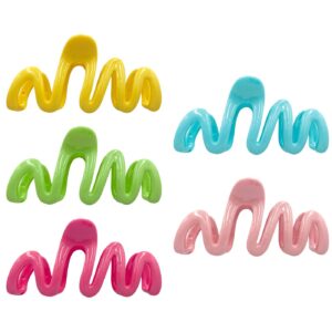 Κλάμερ Κυμματιστό Μονόχρωμο 11cm 4teen4ty 401367